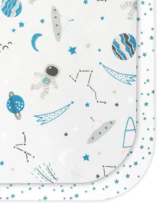 Produktbild von Famanu Spannbettlaken für Kinderbetten - 100% Baumwolle - 140x70cm