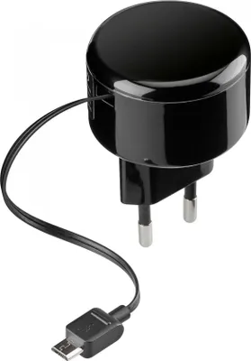 Produktbild von Goobay 65353, Indoor, AC, 1 A, 0,8 m, Schwarz