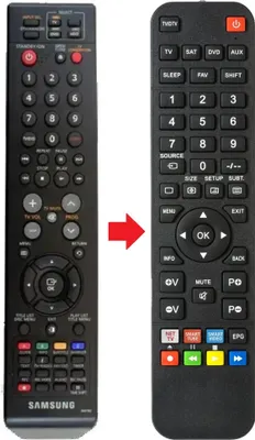 Produktbild von Fernbedienung geeignet für SAMSUNG AK59-00079D