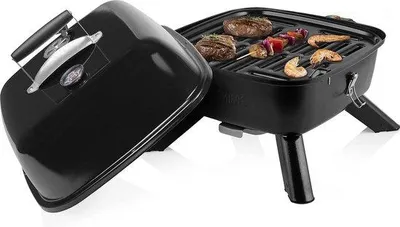 Image de Barbecue électrique au charbon avec couvercle