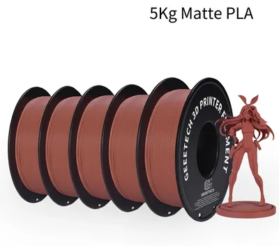 Produktbild von 3D-Drucker-Filament - PLA 1,75 mm - Matte Oberfläche - Frost-Effekt - 343 m Länge - Vakuumverpackt - Matt Terrakotta