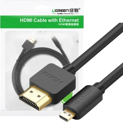 Immagine prodotto di Ugreen Hd127 Micro Hdmi - Cavo Hdmi 4K 3D 1M (nero)