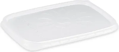 Produktbild von 1000 Rechteckdeckel PP 108x81 mm klar für Feinkost-/Rechteckbecher 125-500 ml