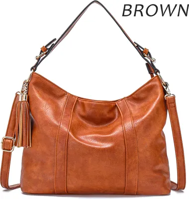 Produktbild von Handtasche aus Leder Braun – Elegante Damenhandtasche aus hochwertigem PUleder | Zeitloses Design & Vielseitig