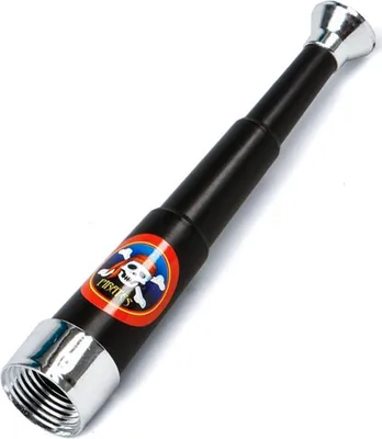 Produktbild von Piraten-Fernrohr schwarz-silber - Einheitsgröße