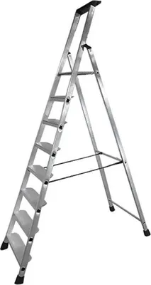 Immagine prodotto di Scala in alluminio - 8 gradini XL (11 cm) - 3,64 m Pro