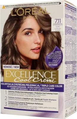 Obrázek produktu pro L'Oreal Paris Excellence Krémová Barva na Vlasy - Ultra Popelavý Blond 7.11