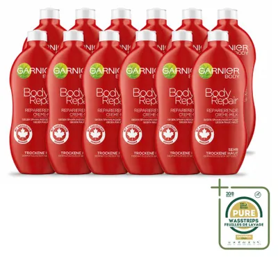 Obrázok produktu pre 12 kusov Garnier Body Repair, obnovujúci telový krém - 400 ml - zásobný balík