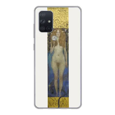 Produktbild von MuchoWow® Handyhülle Schutzhülle Hülle für Samsung Galaxy A51 Nuda veritas - Gustav Klimt Silikon Softcase Handy Hülle - Schutzabdeckung