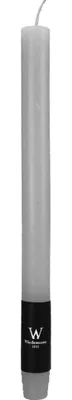 Produktbild von INNA-Glas Stabkerze AURORA, hellgrau, 27 cm, Ø2,2 cm, 10h - Germany - Punchkerze