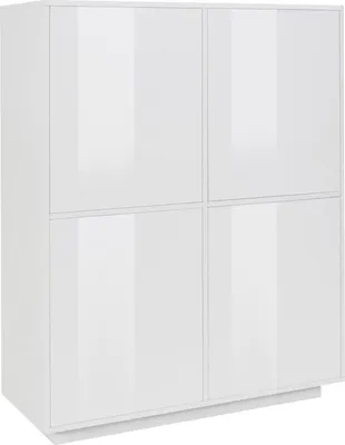 Produktbild von Kommode Zaccaria,  100%  Italy,  cm 100x41h126,  glänzend weiß