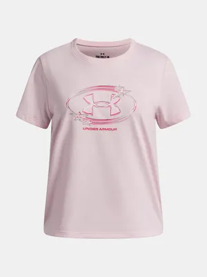 Produktbild von Under Armour Mädchen UA G Star Logo Lockertag SS-PNK T-Shirt YSM