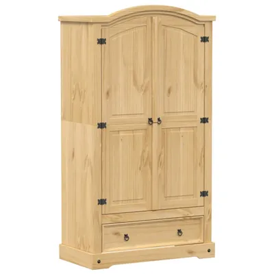 Produktbild von vidaXL Kleiderschrank Corona 102x52x186 cm Massivholz Kiefer
