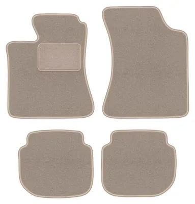 Produktbild von Velours-Fußmatten für Volvo 440 / 460 1988-1996 (Limousine) – 4-tlg, Beige, passgenau – Wielganizator LUX