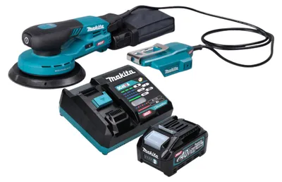 Zdjęcie produktu dla Makita BO 004 CGM101 Akumulatorowa szlifierka oscylacyjna 40 V maks. 150 mm skok 3,0 mm Bezszczotkowa + 1x akumulator 4,0 Ah + ładowarka