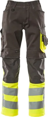 Produktbild von Mascot Leeds Arbeitshose Gr. 82C64 dunkelanthrazit/hi-vis gelb