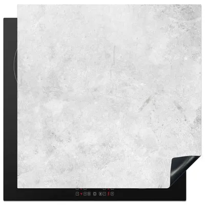 Produktbild von KitchenYeah© Herdabdeckplatte Marmor - Textur - Grau - Marmoroptik , 78x78cm, Küche Deko, Glaskeramikkochfeld Herdabdeckung, Abdeckplatte fùr Kochfeld