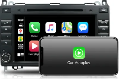 Produktbild von Für Mercedes Benz A / B Klasse W169 Viano Sprinter, Vito, Viano, VW Crafter Android 13 Autoradio GPS Navi DVD USB RDS Carplay