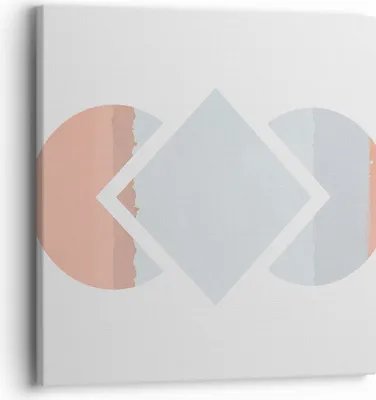 Produktbild von Bild auf Leinwand - Leinwandbild - Einteilig - Stück Geometrisch Diamant - 40x40cm - Wand Bild - Wanddeko - Wandbilder - Leinwanddruck - Bilder - Wanddekoration - Leinwand bilder - AC40x40-4690