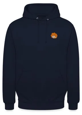 Produktbild von Spreadshirt Pumuckl Stickdesign Uni Hoodie, XL, Navy