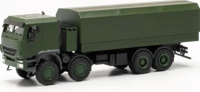 Produktbild von Herpa 746915 - 1/87 Iveco Trakker 8x8 geschützt Pritschen-LKW, undekoriert - Neu