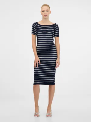 Produktbild von Orsay Dunkelblaues Damen-Midikleid 1000819575000__M