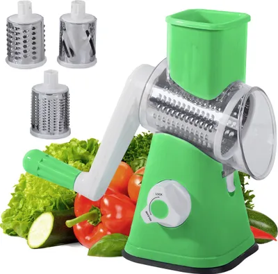 Produktbild von Multifunktionale 3-in-1-Obst- und Gemüsereibe und -hobel