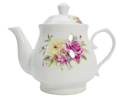 Obrázek produktu pro Vintage porcelánová konvice na čaj, objem 550 ml