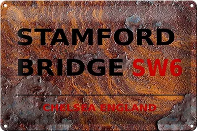 Produktbild von Blechschild London 30x20cm England Stamford Bridge SW6