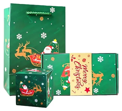 Produktbild von 10 Weihnachtsprüfungen in Kartons mit Geschenktüte