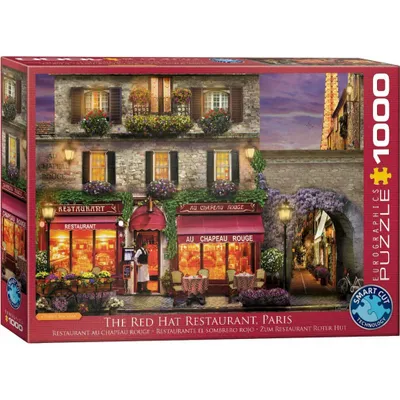 Immagine prodotto di Eurographics Puzzle Zum Chapeau Rouge Restaurant in Paris, 1000 Teile, 68 x 48 cm, 6000-0963
