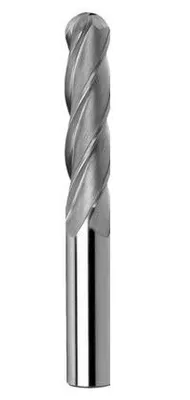 Produktbild von Fenes Walzenfräser 12mm 4-schneidig Kugelkopf HSS