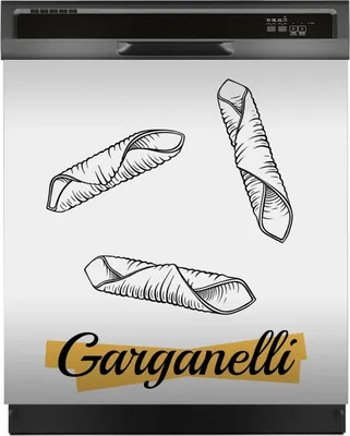 Produktbild von Aufkleber sticker 60x60 cm Dekorative folie Spülmaschine - Italienische Nudeln Pasta