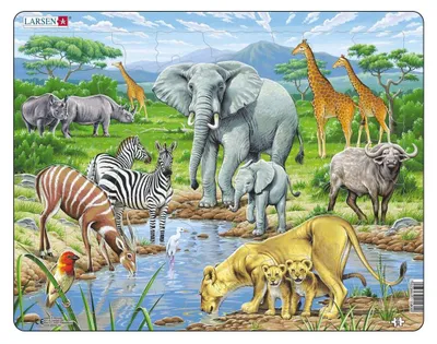 Produktbild von Larsen Maxi LA-FH9, 65 Stück(e), Fauna, 6 Jahr(e)
