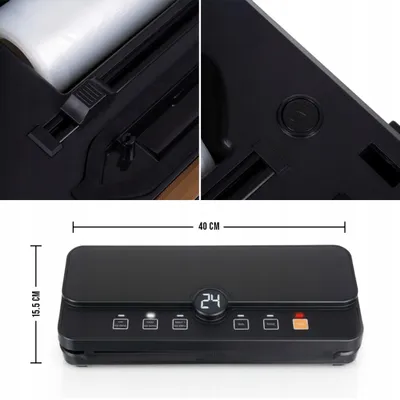 Produktbild von Vakuumverpackungsmaschine für Lebensmittel – Automatische Lebensmittelverpackungsmaschine + Folie