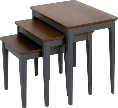 Obrázok produktu pre Bočný stolík z dreva v hnedej modernej elegantnej farbe
