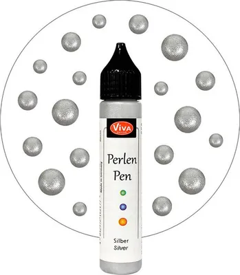 Immagine prodotto di Viva Decor 116290201 ViVA DECOR Perlen Pen, 28 ml, argento