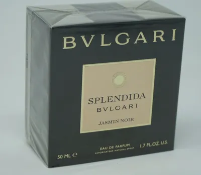 A product box for Bvlgari Splendida Jasmin Noir Eau de Parfum.
