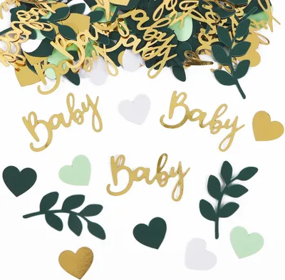 Produktbild von Babyconfetti – Set mit 150 Stück – für Babypartys – Tischdekoration