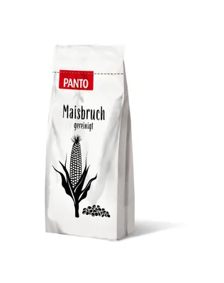 Produktbild von PANTO Maisbruch, gereinigt - 25kg Futtermais, Geflügel und Nager - Rohkomponente für Futtermischungen