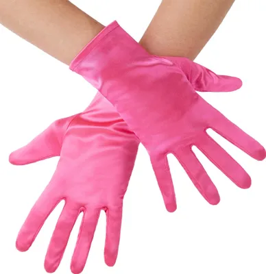 Produktbild von Satin-Handschuhe - pink