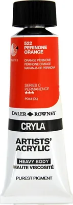 Obrázok produktu pre Daler Rowney Cryla Artists’ Akrylová farba Perinone Orange 75 ml 1 ks