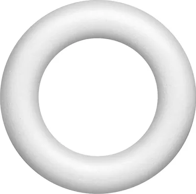 Produktbild von Styropor Halbring 25cm Packung mit 4 Stück