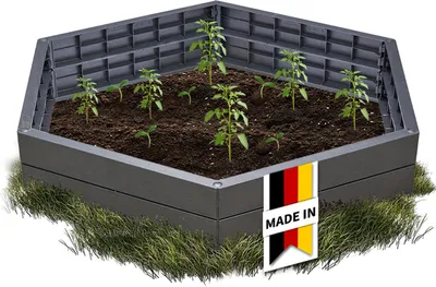 Produktbild von GARANTIA ERGO Hochbeet-System XL Stone 6 Paneele inkl. Verbinder