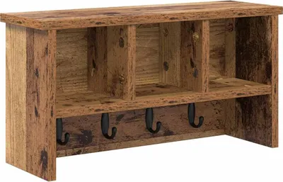Obrázek produktu pro vidaXL Nástěnný noční stolek ze starého dřeva 50 x 16 x 26 cm, dřevotřísková deska