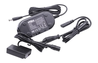 Produktbild von vhbw Netzteil Ersatz für Canon ACK-E18 für Kamera, Digitalkamera, DSLR - Netzkabel + DC Kuppler, 2m