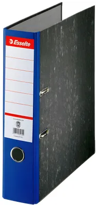 Image de Classeur à levier Esselte Mramor 7,5cm bleu