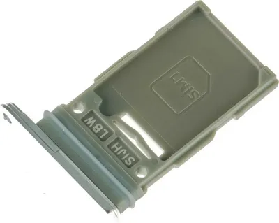 Produktbild von Simkarten Halter für Samsung Galaxy S23 Ultra 5G - Tray Fach Schublade Schlitten Silber