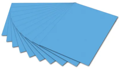 Produktbild von Folia Paper - Fotokarton Folia 2Z 50x70cm 300gr Nr33 Baby Blue | Außenschachtel ein 10 Stück
