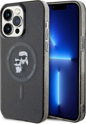 Image de Karl Lagerfeld Klhmp15Xhgkcnok Iphone 15 Pro Max 6.7 Czarny/Black Hardcase Karl&Choupette Glitter Magsafe